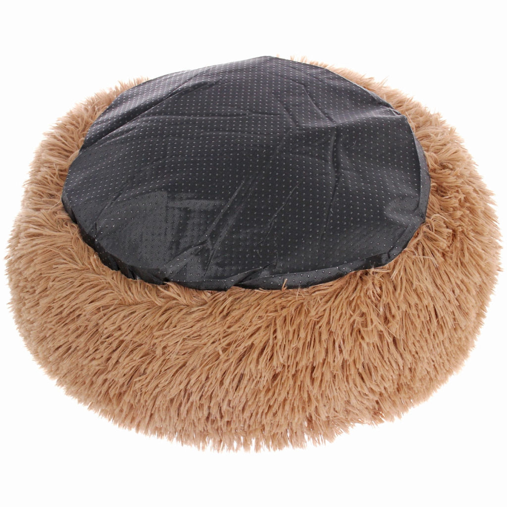 Лежанка для животных круглая "Место БРО", цвет мокко, d-50см (Лейбл)