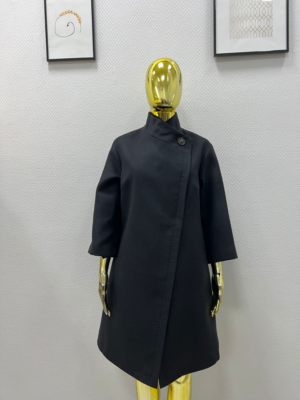 Пальто для беременных 18610 (черный)