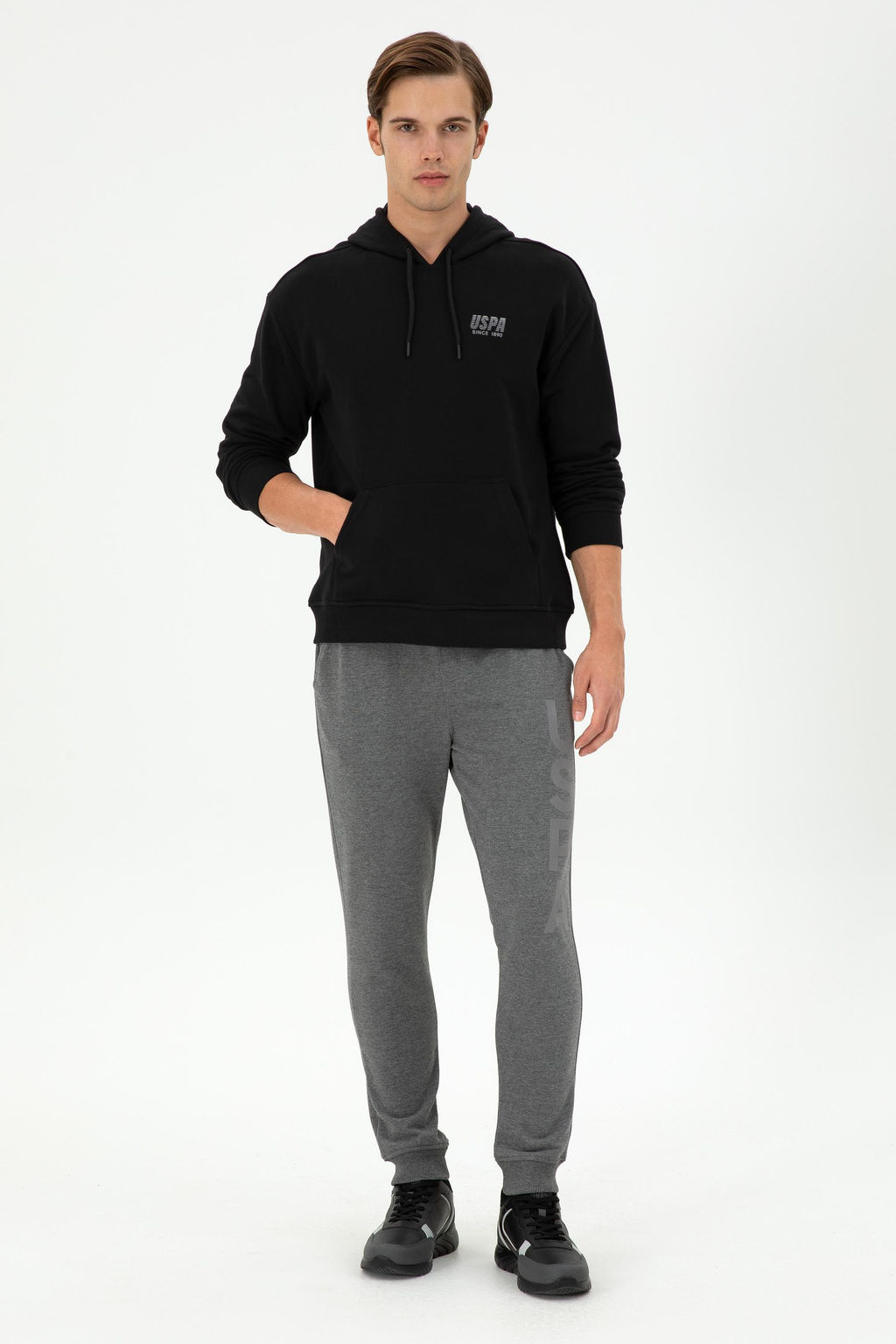 Мужской черный свитшот Неожиданная скидка в корзине - U.s. polo assn фото 4