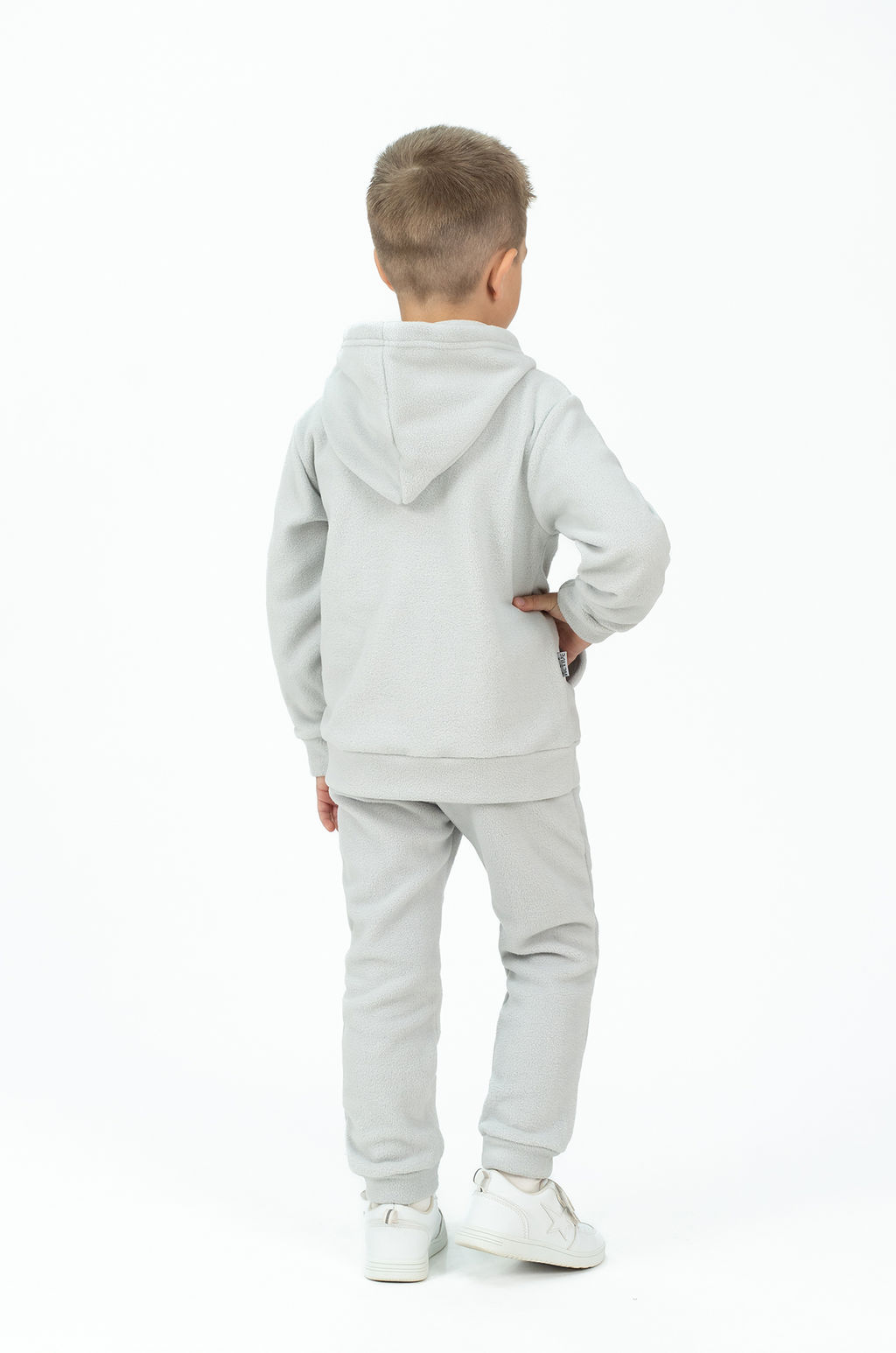 Костюм детский флисовый светлосерый