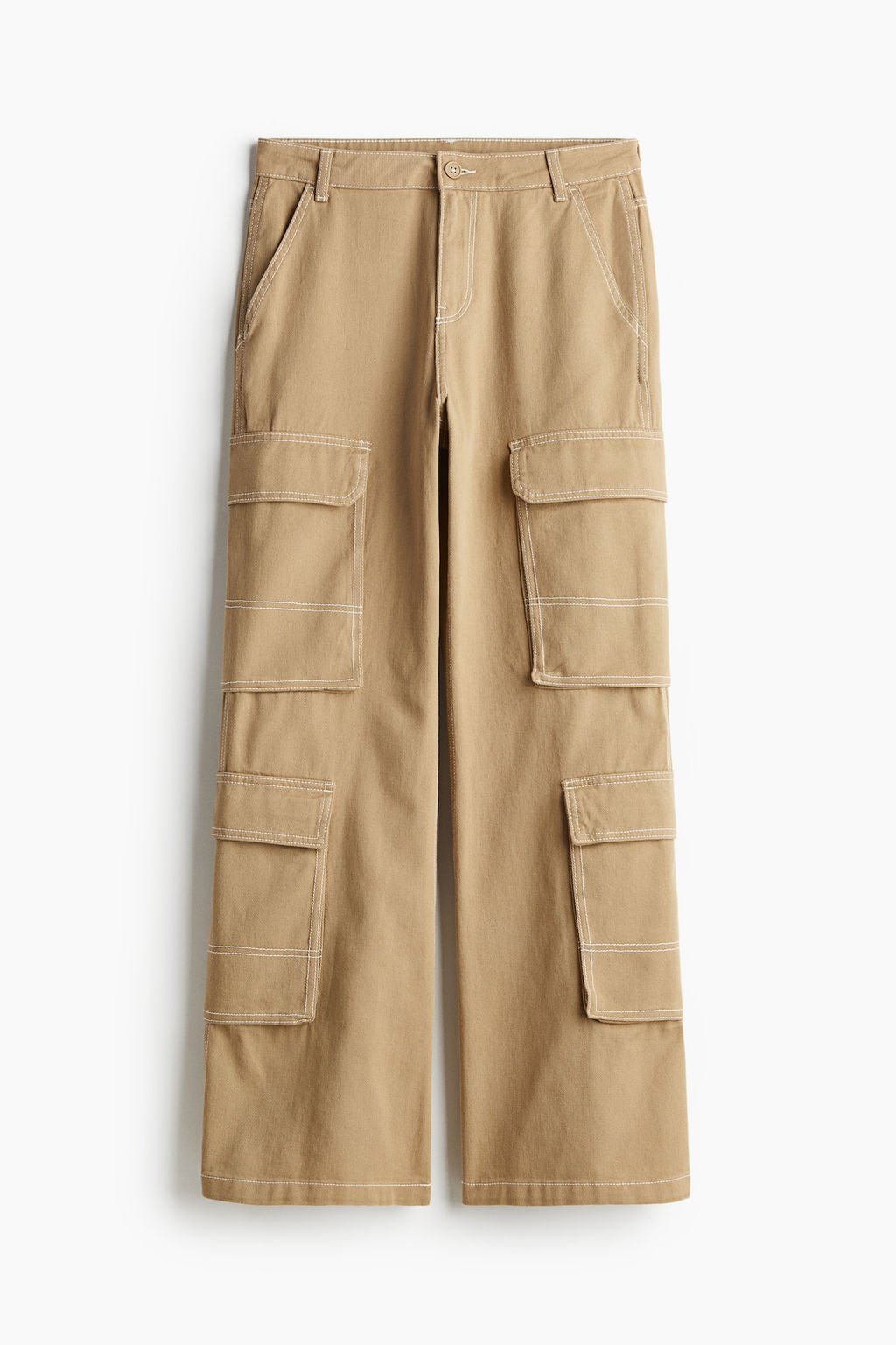 Pantalon cargo holgado - H&m фото 5