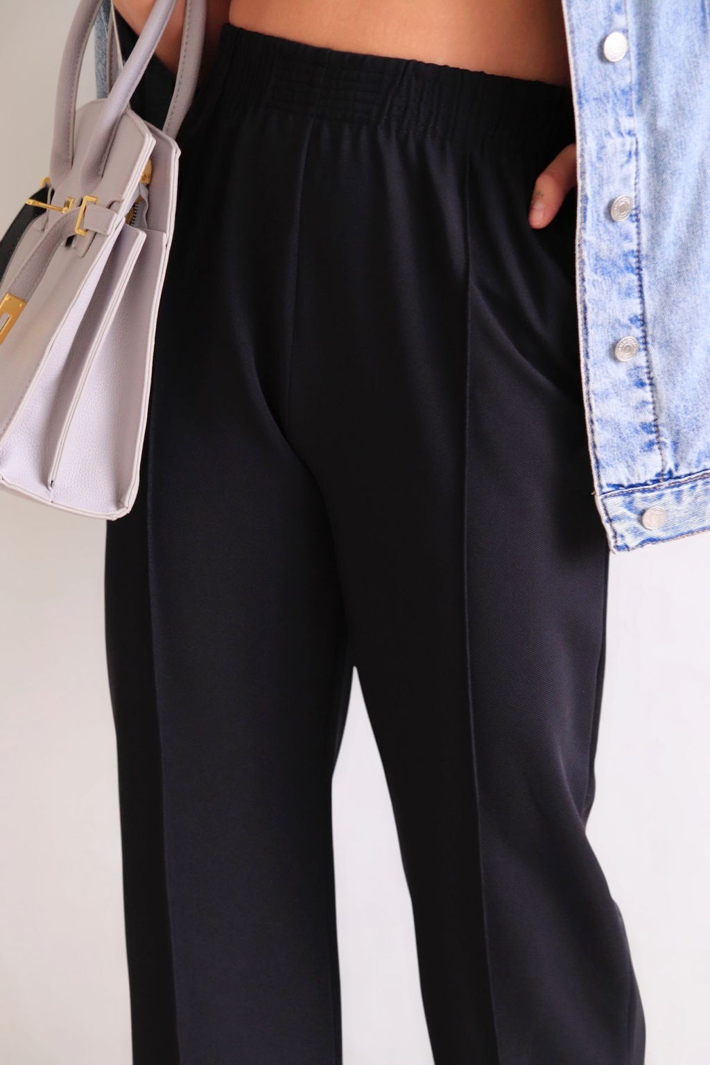 Брюки базовые чёрные - Martichelli фото 51