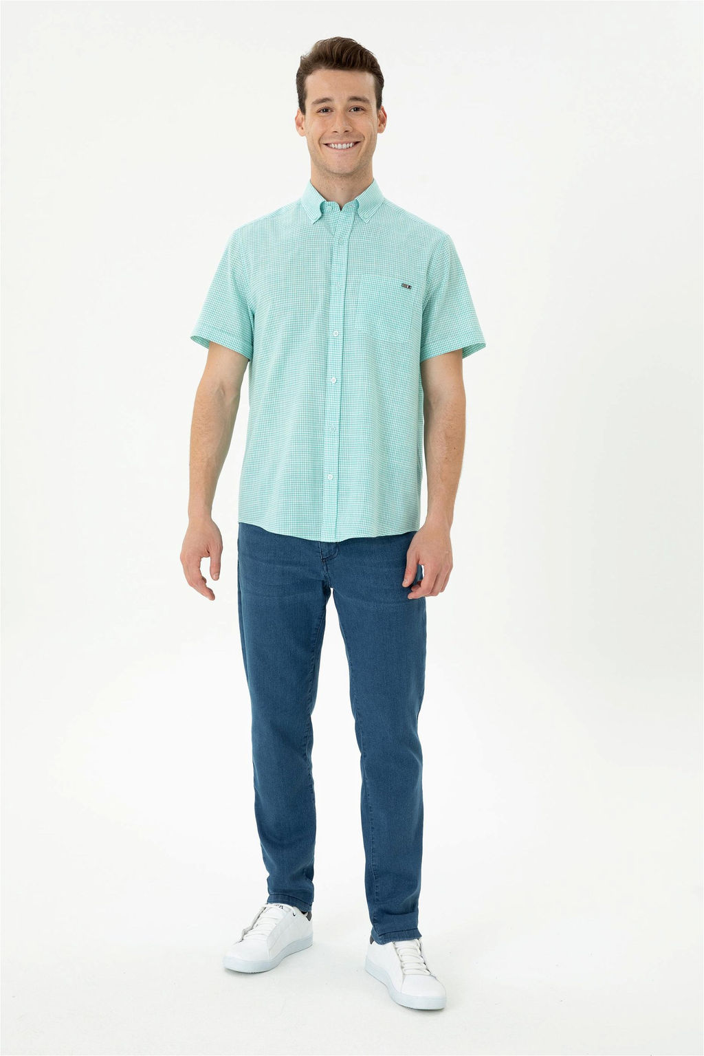 U. S. Polo Assn Мужские синие джинсовые брюки - U.s. polo assn фото 3