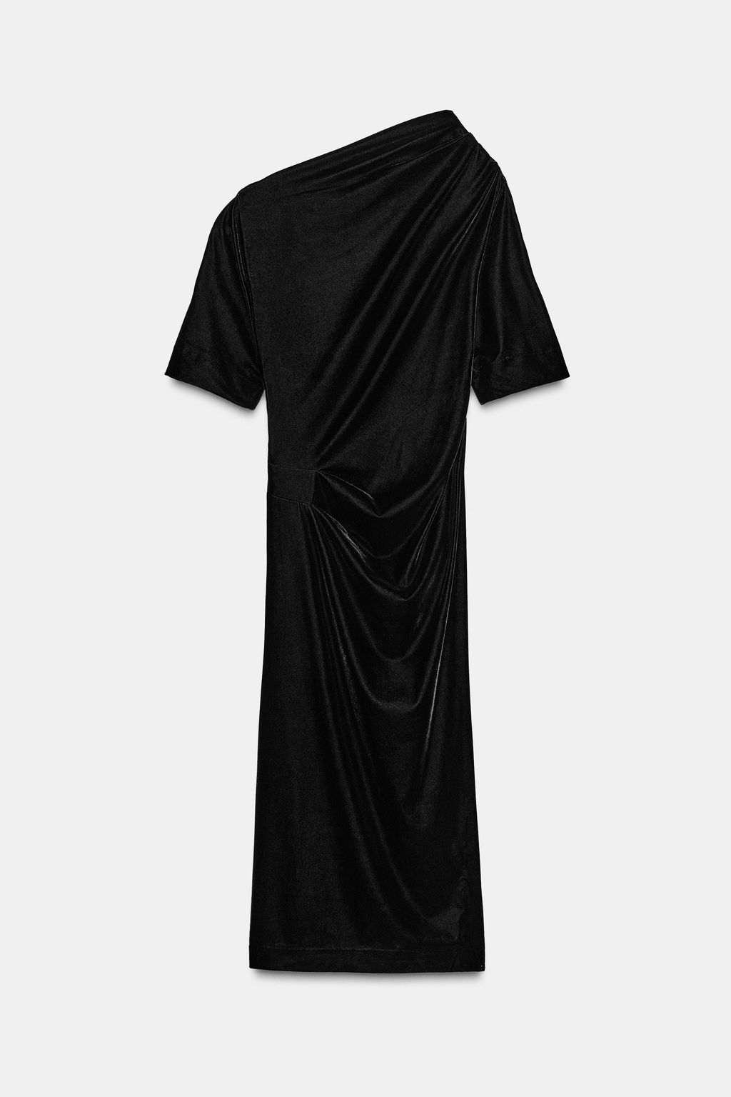 ZW COLLECTION VELVET DRESS - Zara фото 6