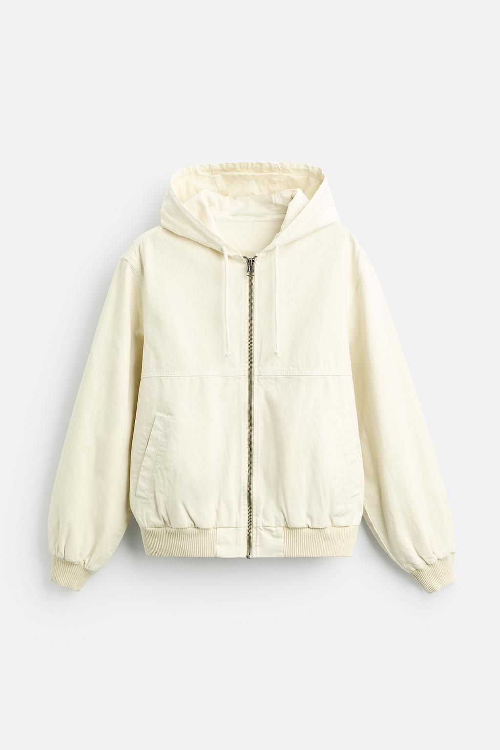 WASHED HOODED JACKET - Zara фото 15