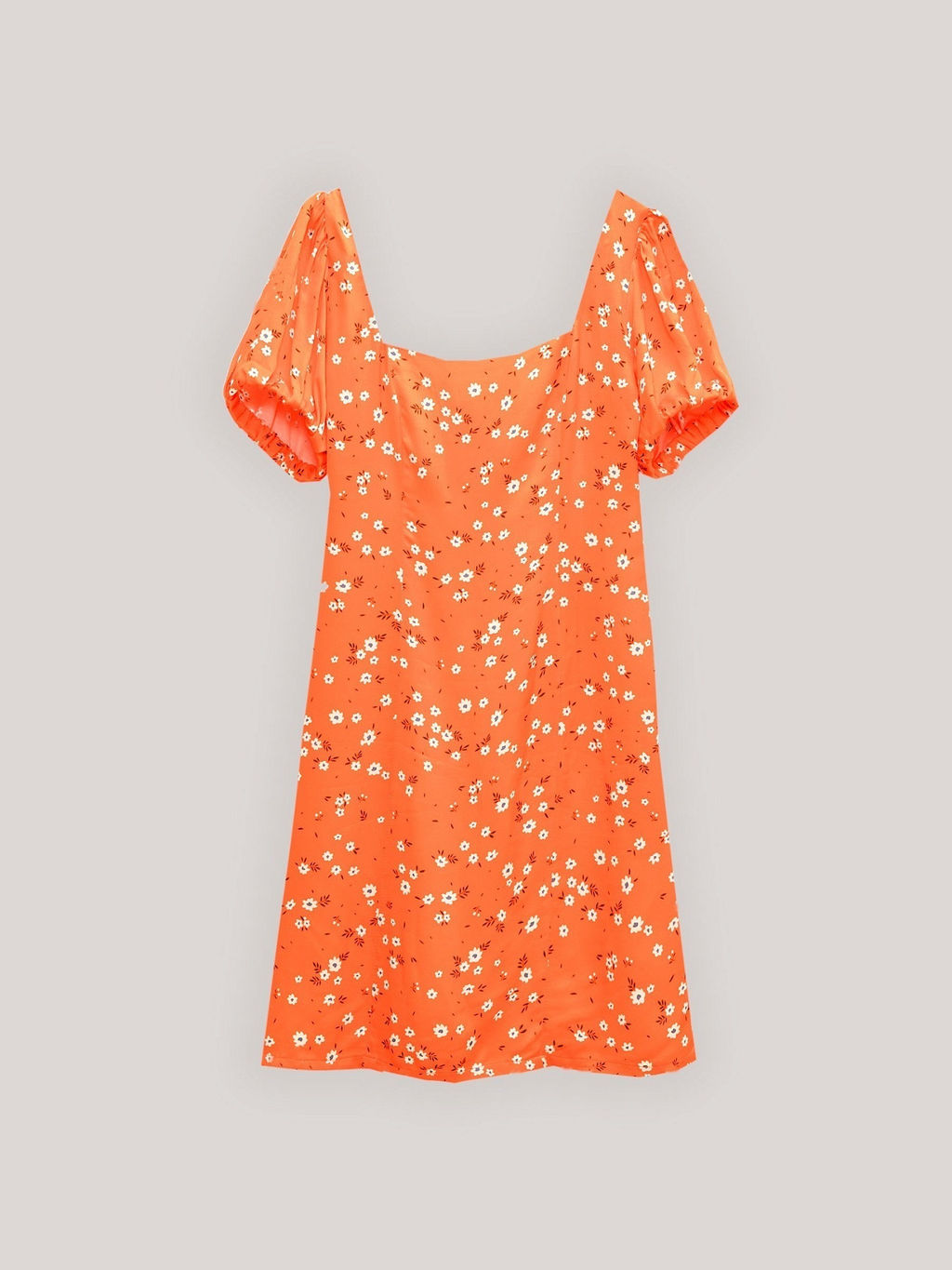 Платье Emka PL1295 приталенное из вискозы оранжевое фото 7