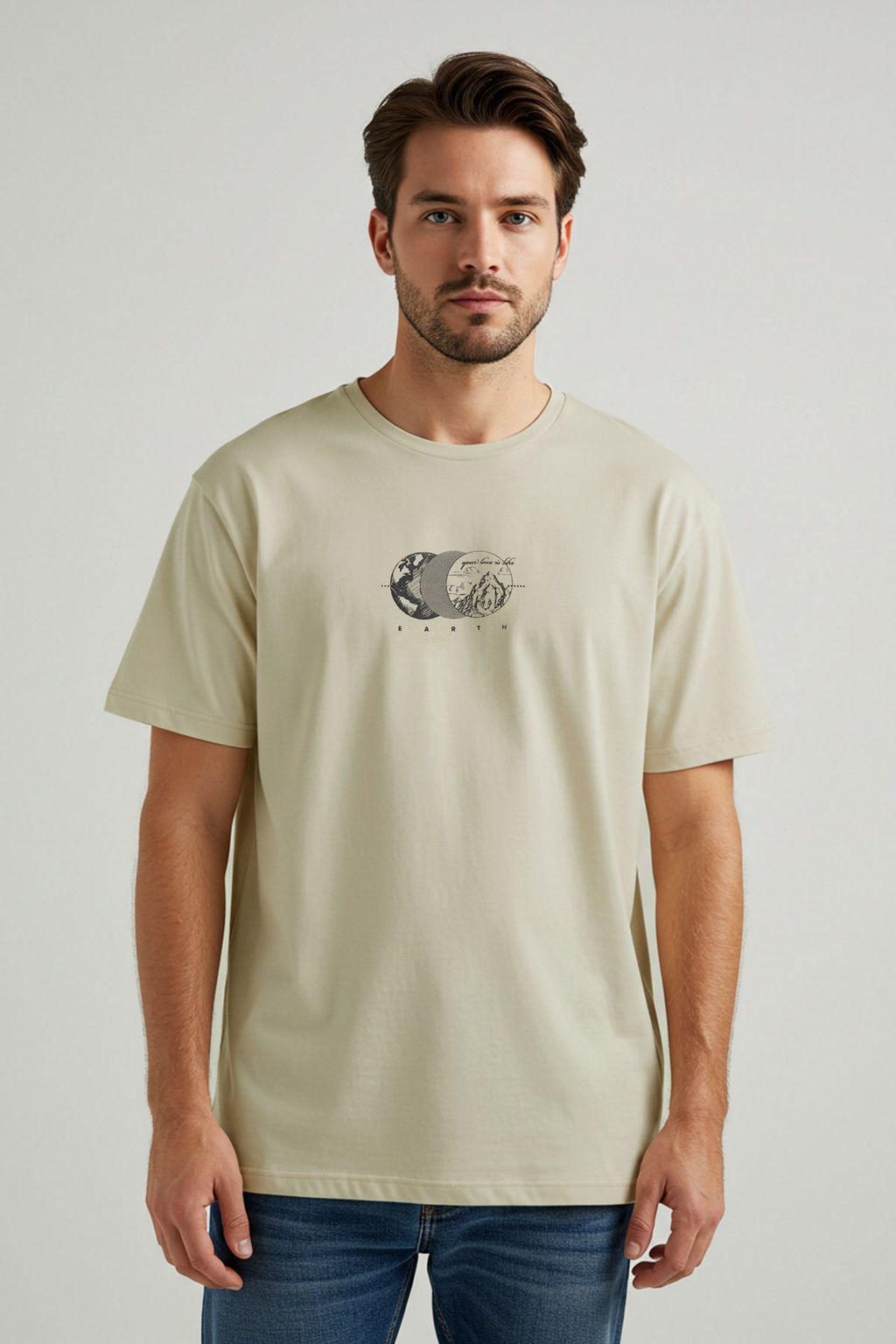TRENDYOL MAN Siyah Oversize/Genis Kesim Bask?l? %100 Pamuklu T-Shirt TMNSS23TS00261 - Trendyolmilla фото 51
