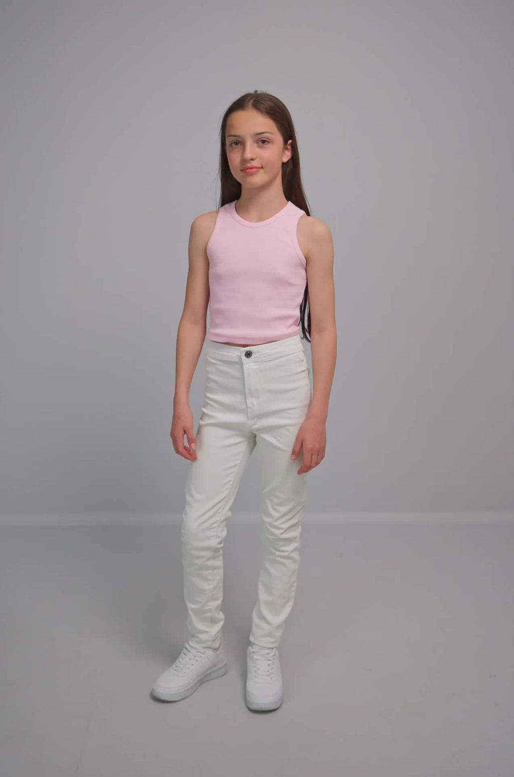 Майка-топ в рубчик для девочки Happyfox  фото 51