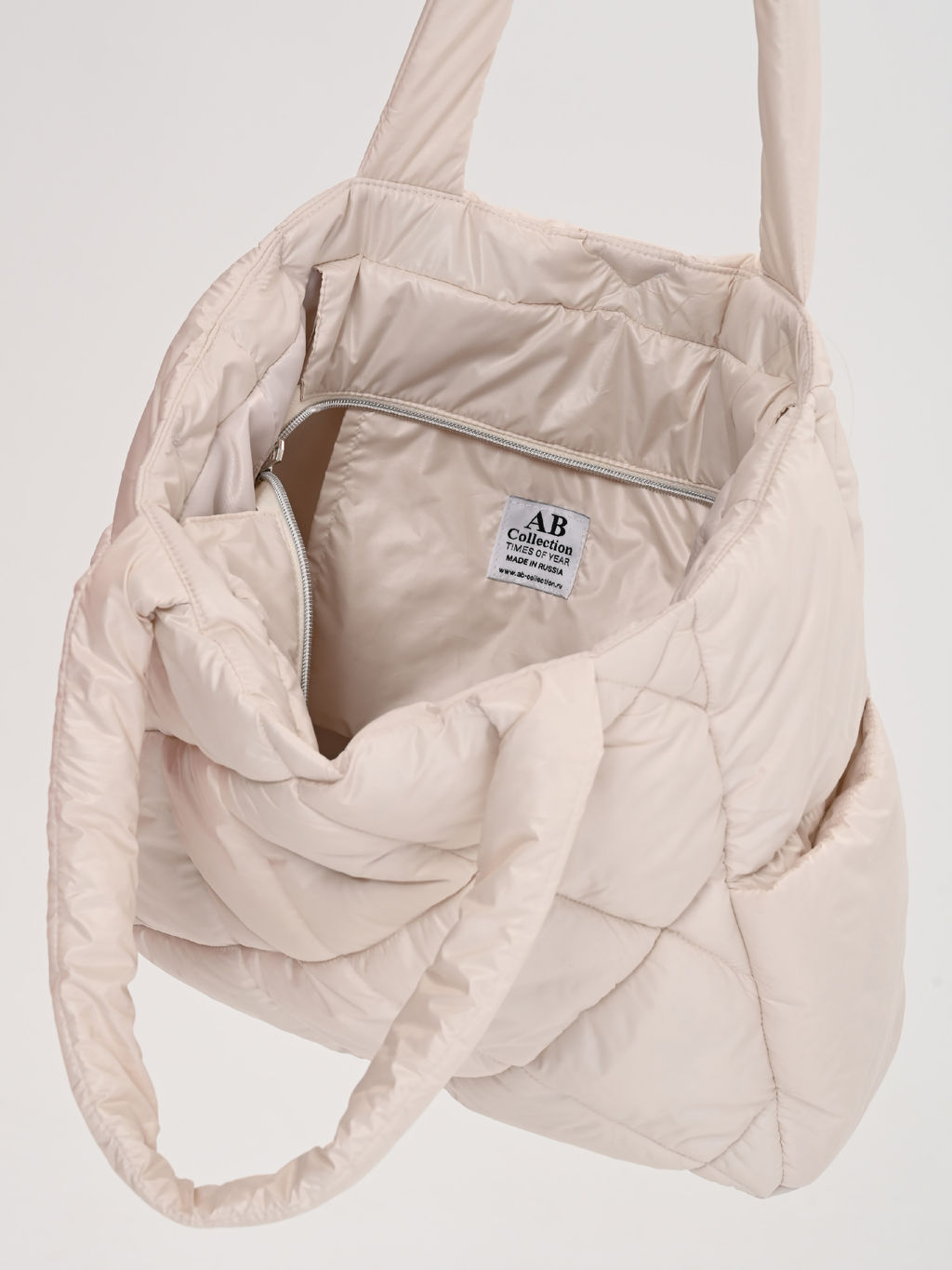 Сумка из стеганой плащевой ткани на синтепухе - А+б коллекция фото 37