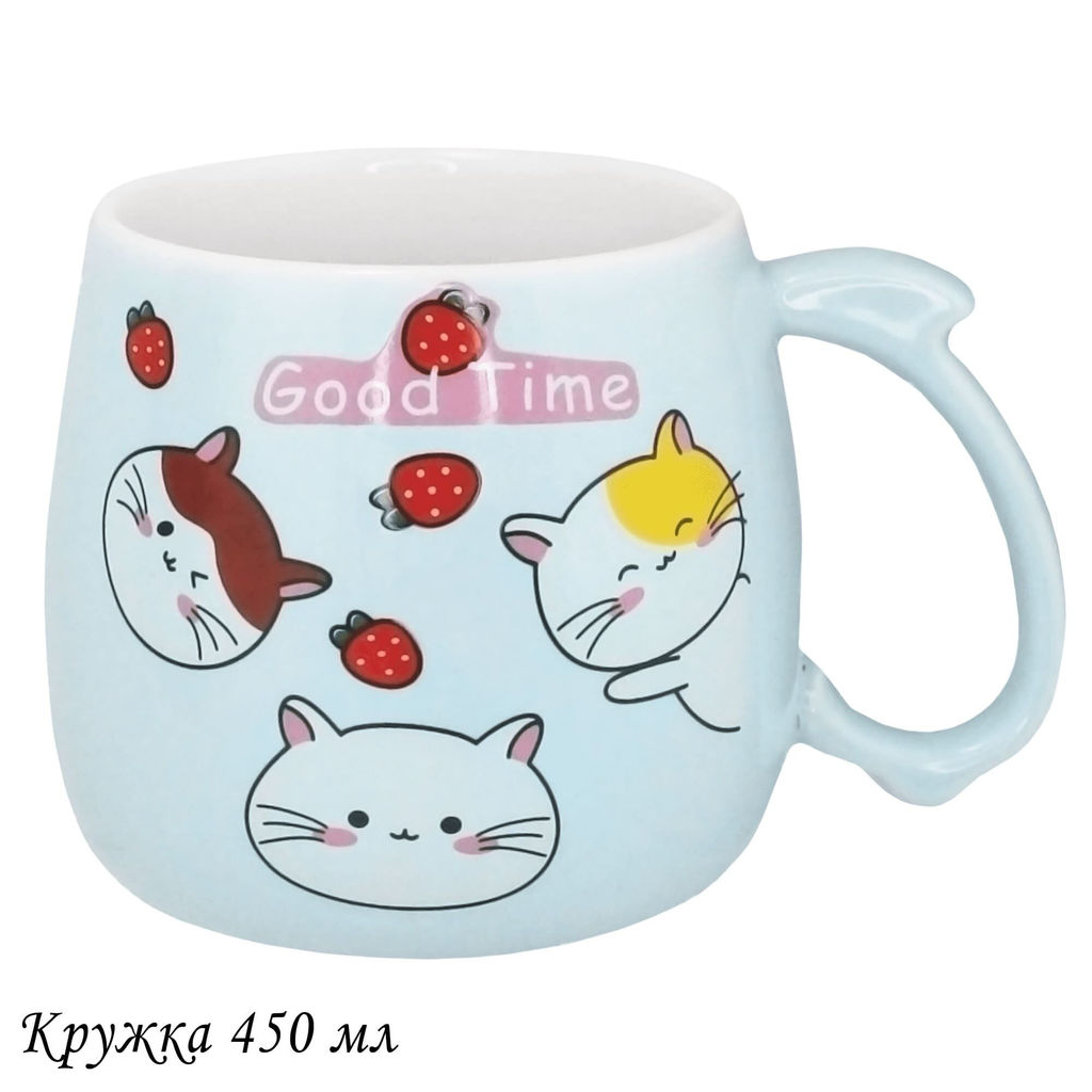 315-028 Детская кружка 450мл в под.уп. (х48)Фарфор - Lenardi фото 3