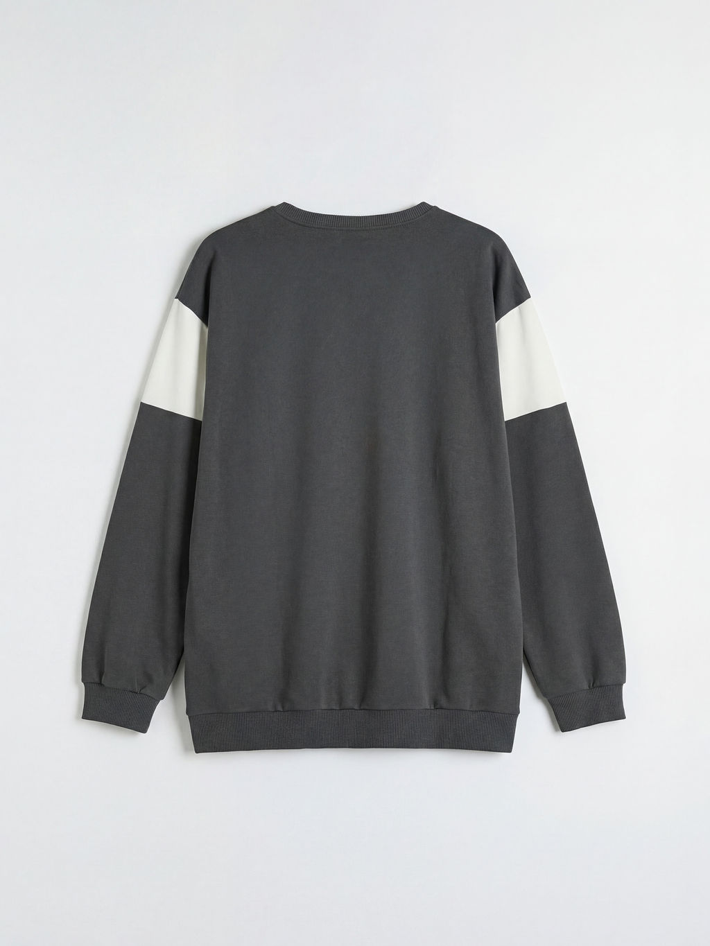 Bisiklet Yaka Bask?l? Erkek ?ocuk Sweatshirt