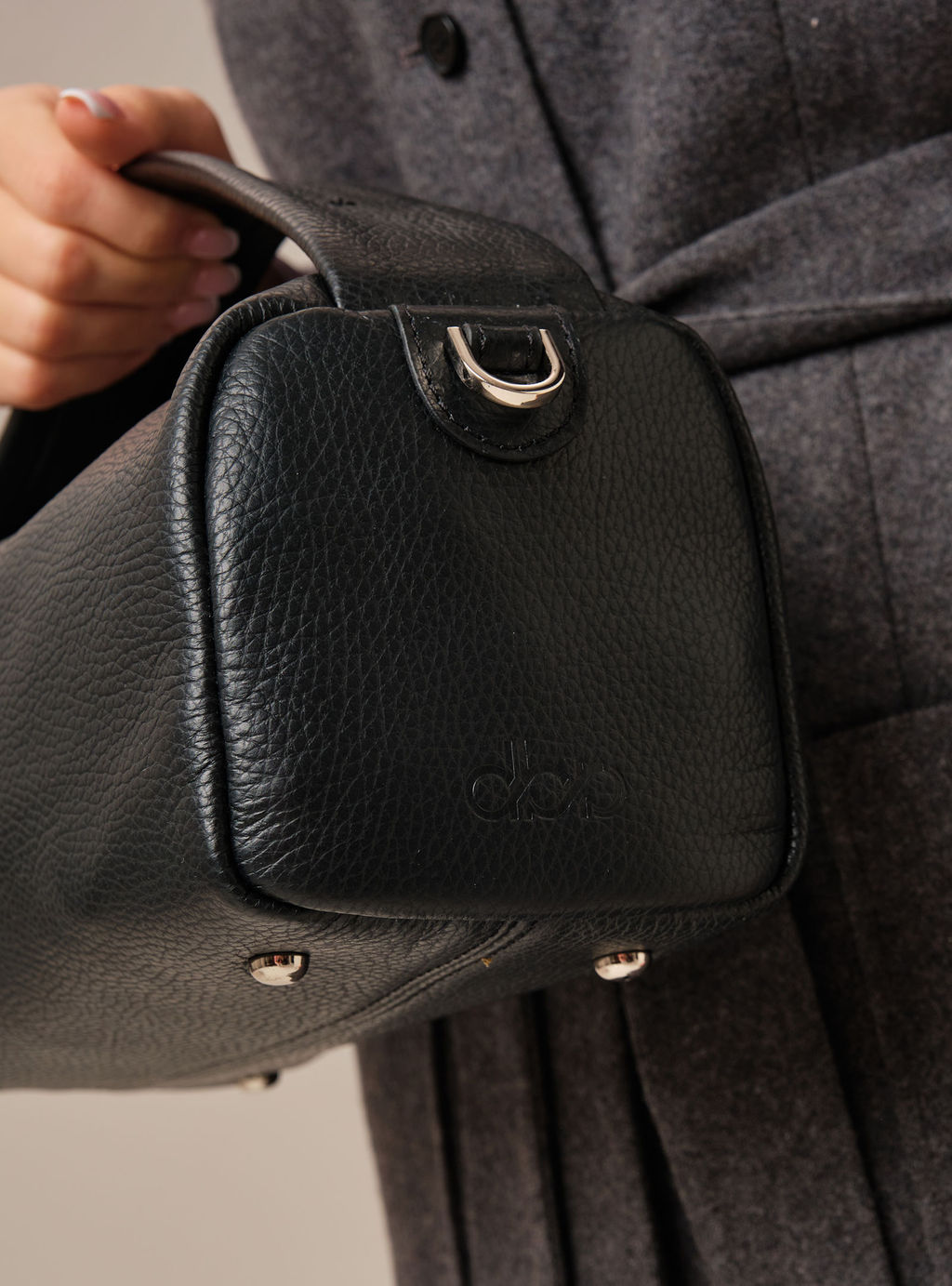 Кожаная сумка Solea DBR 31365 черный  фото 13