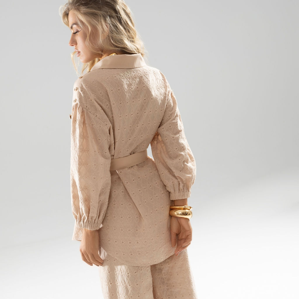 Рубашка, Пик элегантности (с поясом) - Charutti фото 5