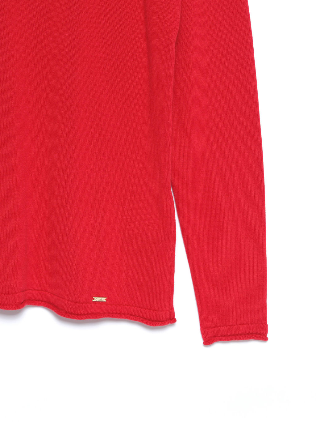 CONTE Свитер из пряжи с хлопком и бамбуком LDK 102 ruby red
