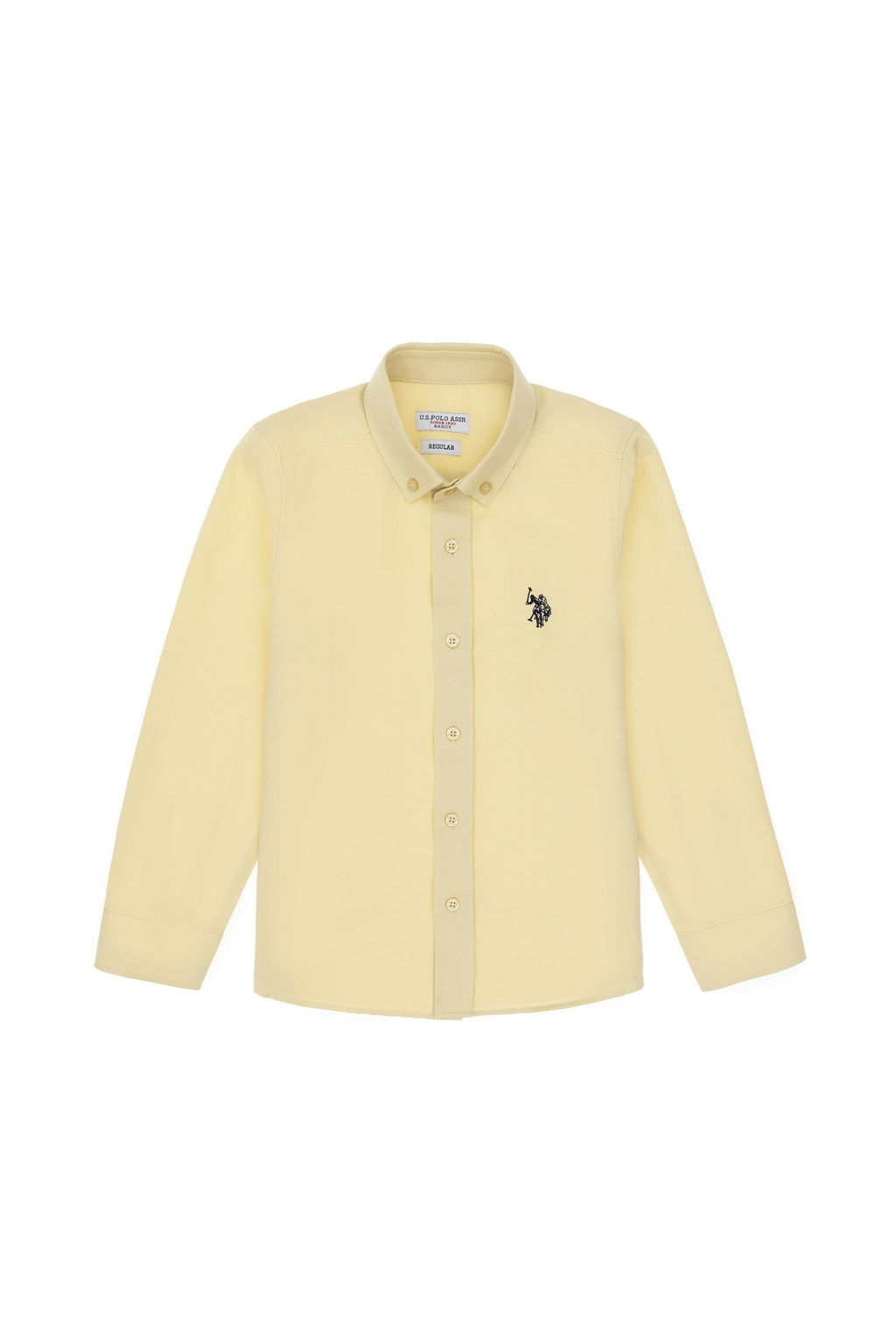 Erkek _ocuk A__k Haki Uzun Kollu Basic G_mlek Sepette S_rpriz _ndirim - U.s. polo assn фото 2