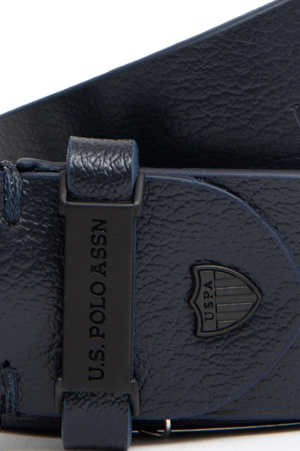 Мужской темно-синий ремень - U.s. polo assn фото 4