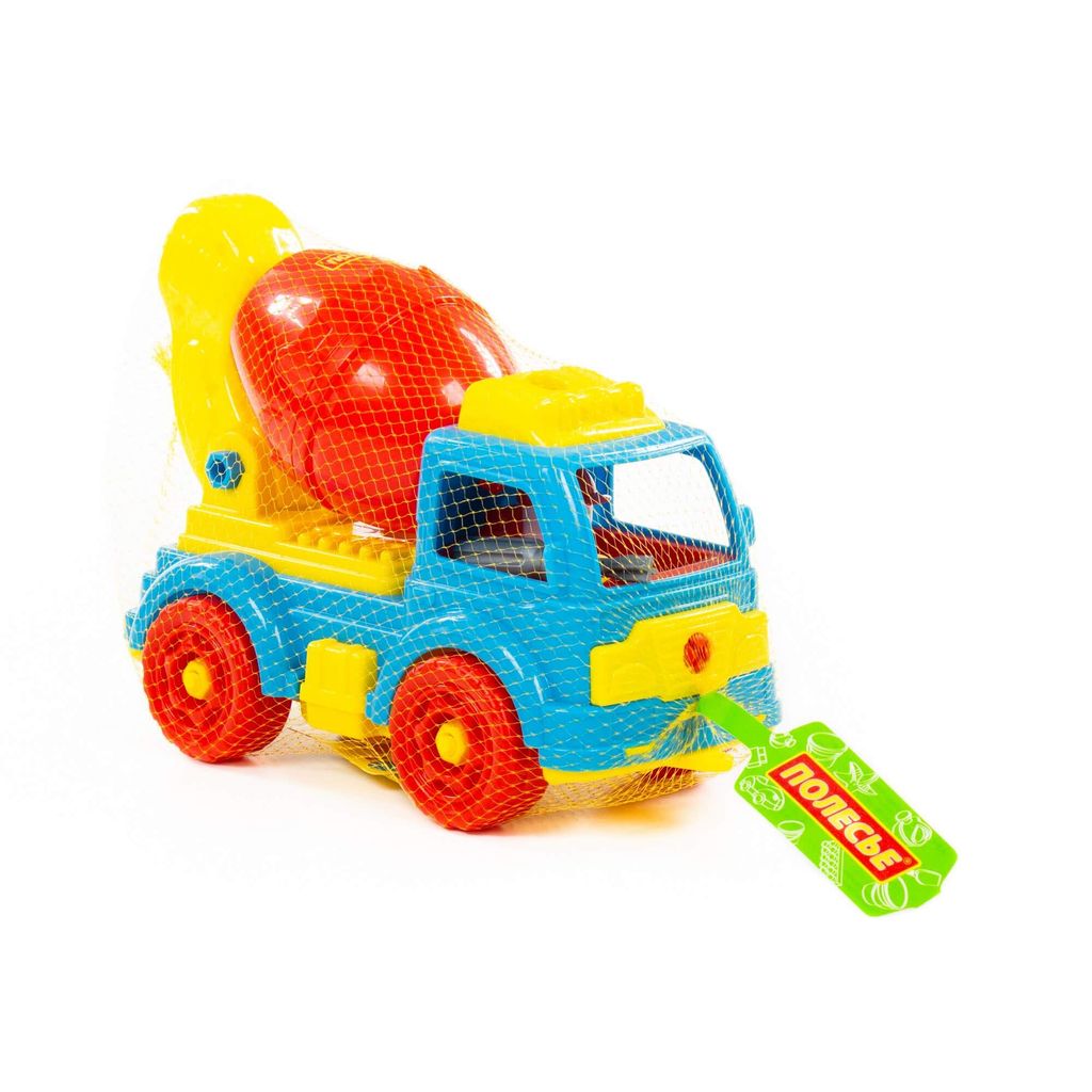 Конструктор-транспорт Автомобиль-бетоновоз (в сеточке) - Полесье фото 5