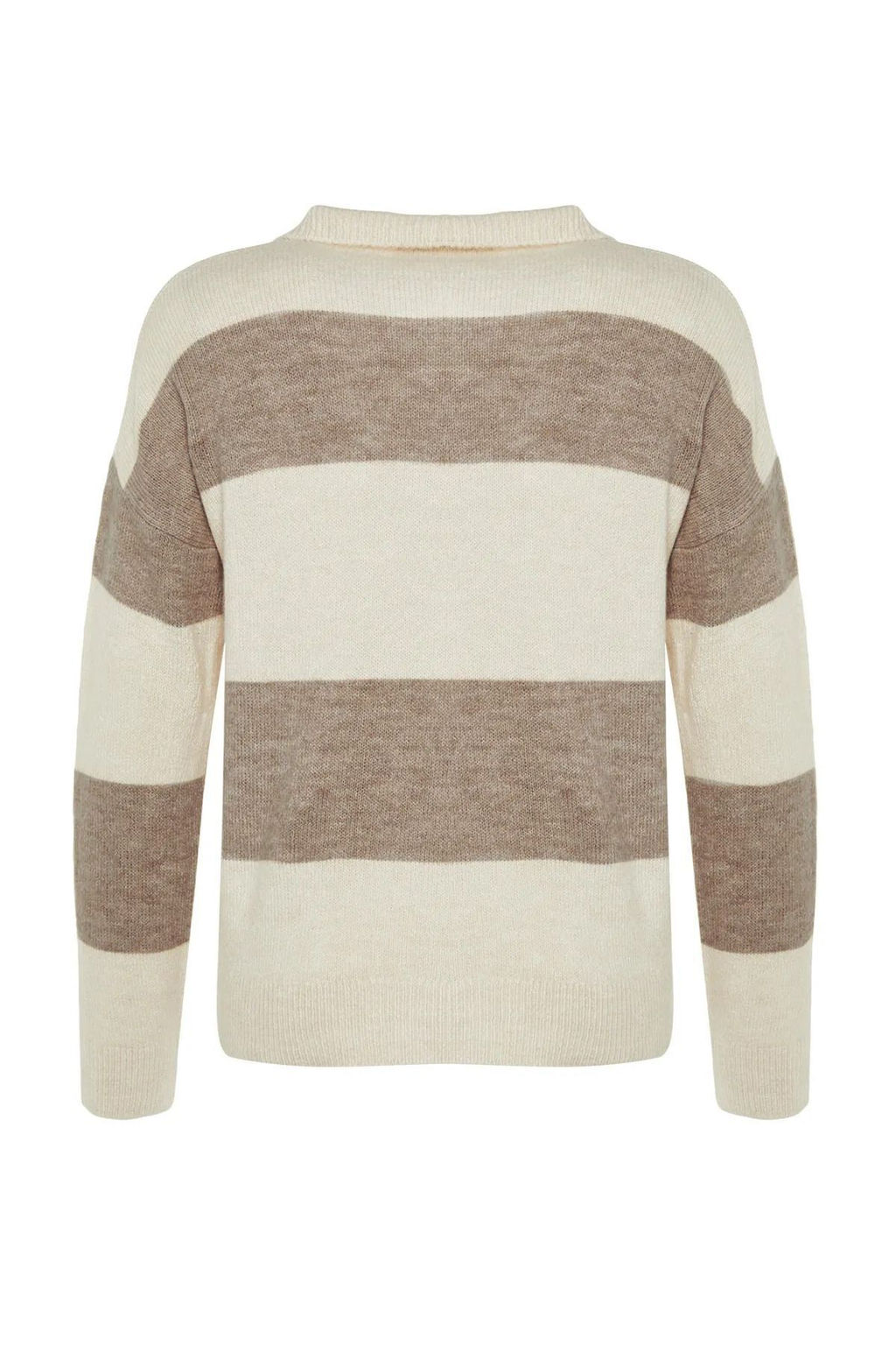 Tas Genis Kal?p Yumusak Dokulu Fermuarl? Triko Kazak TWOAW22KZ0424 - Trendyolmilla фото 22