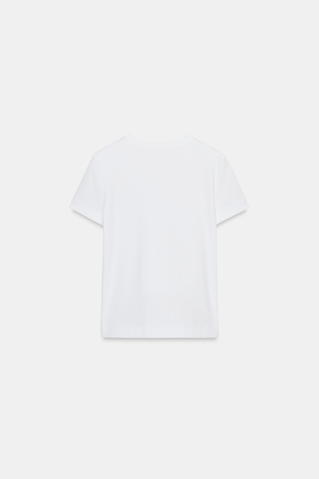 CAMISETA INTERLOCK MANGA CORTA / Blanco - Zara фото 5