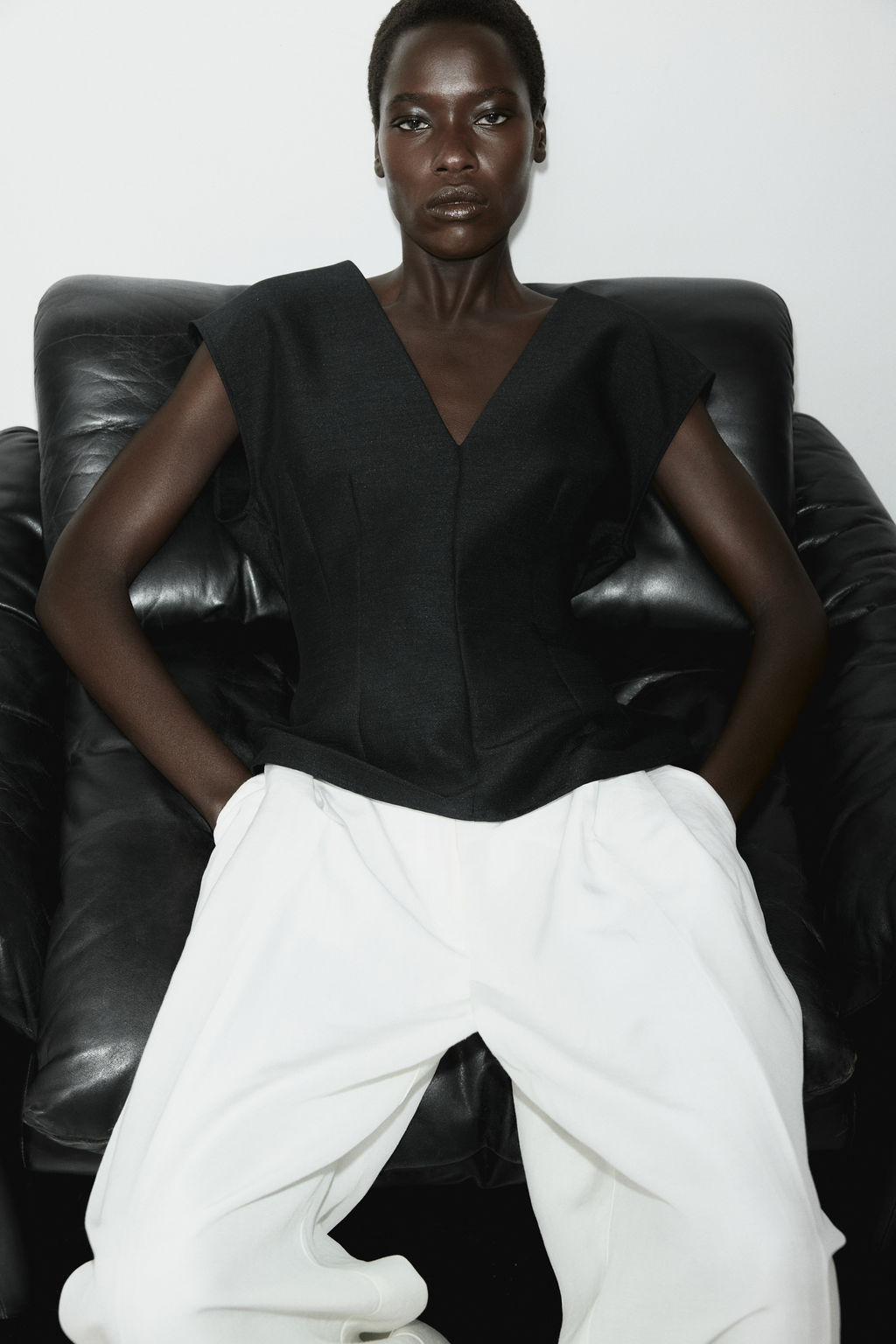 Top con escote en V - H&m фото 2