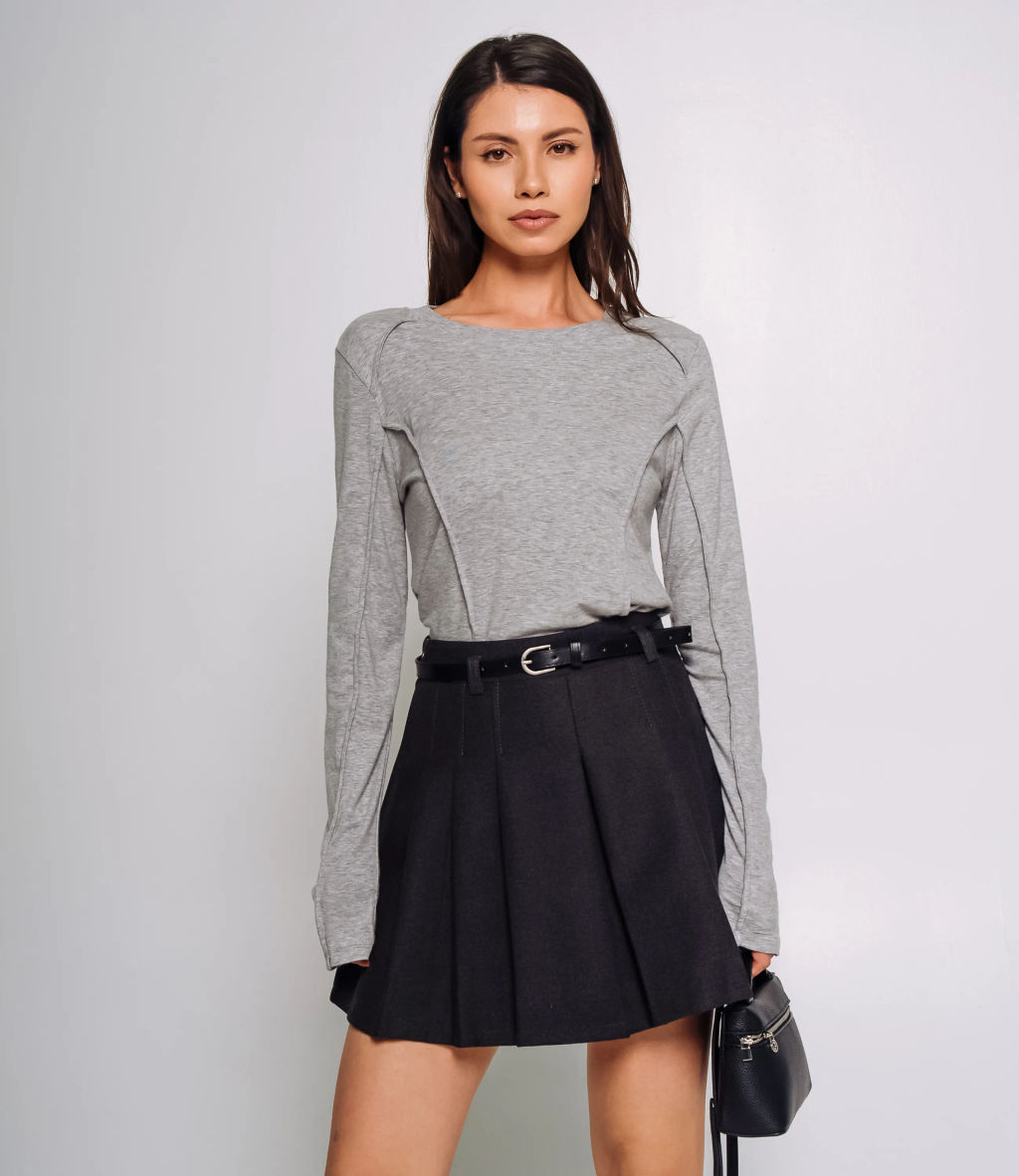 Юбка #КТ8668, графит