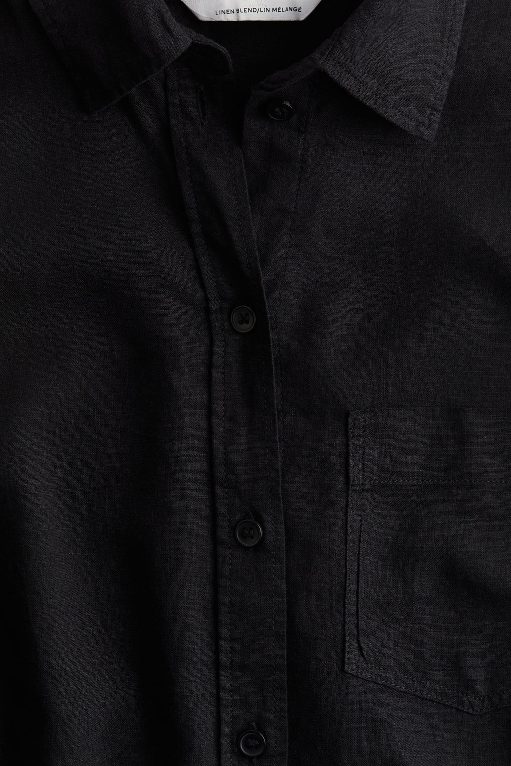 Camisa en mezcla de lino - H&m фото 6