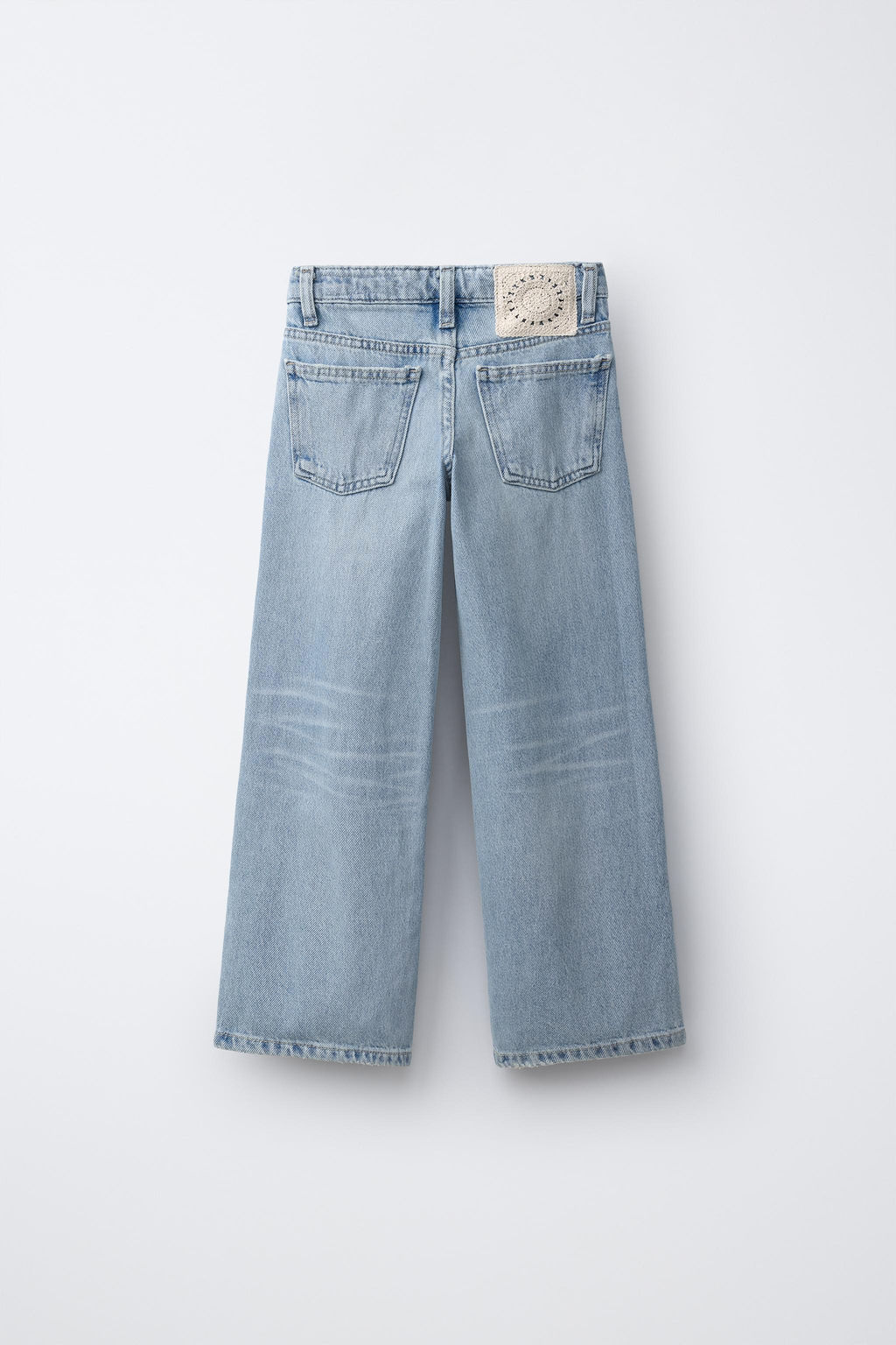 JEANS WIDE LEG CROCHET / Azul - Zara фото 2