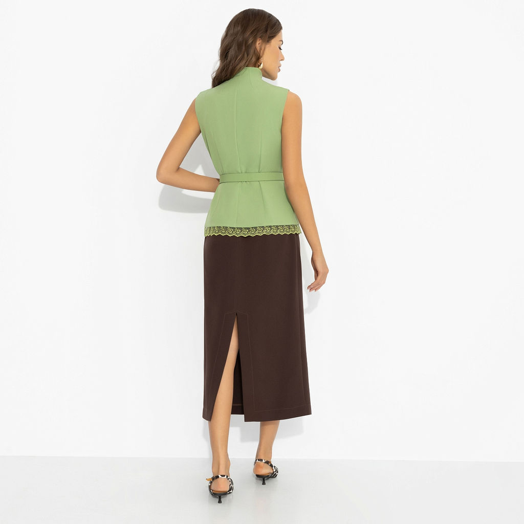 Комплект с юбкой женственный, Игра контраста (2 в 1) - Charutti фото 5