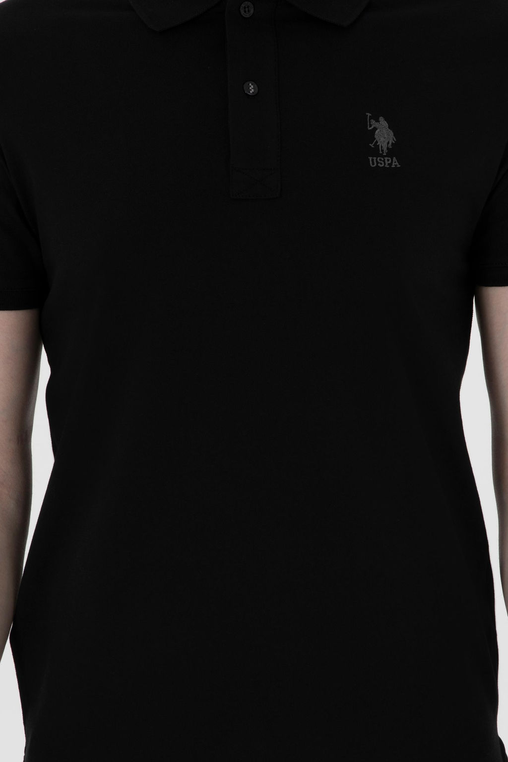 Erkek Slim Fit Polo Yaka Siyah Basic Ti__rt Sepette S_rpriz _ndirim - U.s. polo assn фото 6