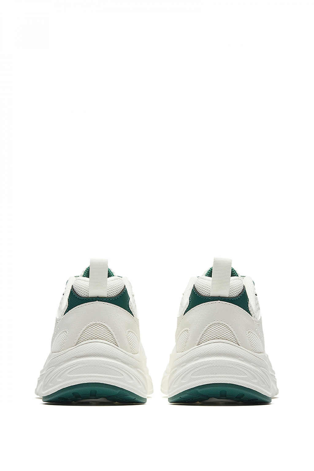 Кроссовки Anta BASIC RUNNING Бежевый/Зеленый