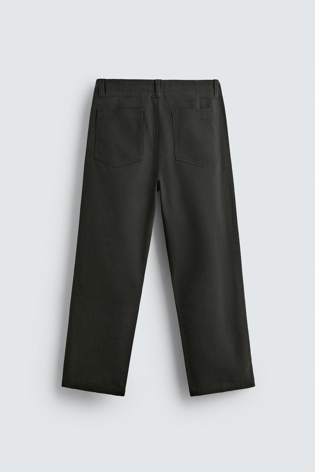 TEXTURED CANVAS TROUSERS - Zara фото 8