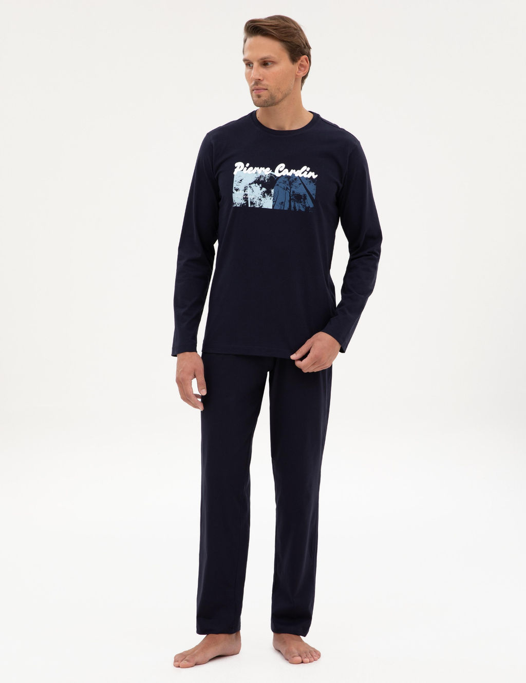 Lacivert Pijama Tak_m_