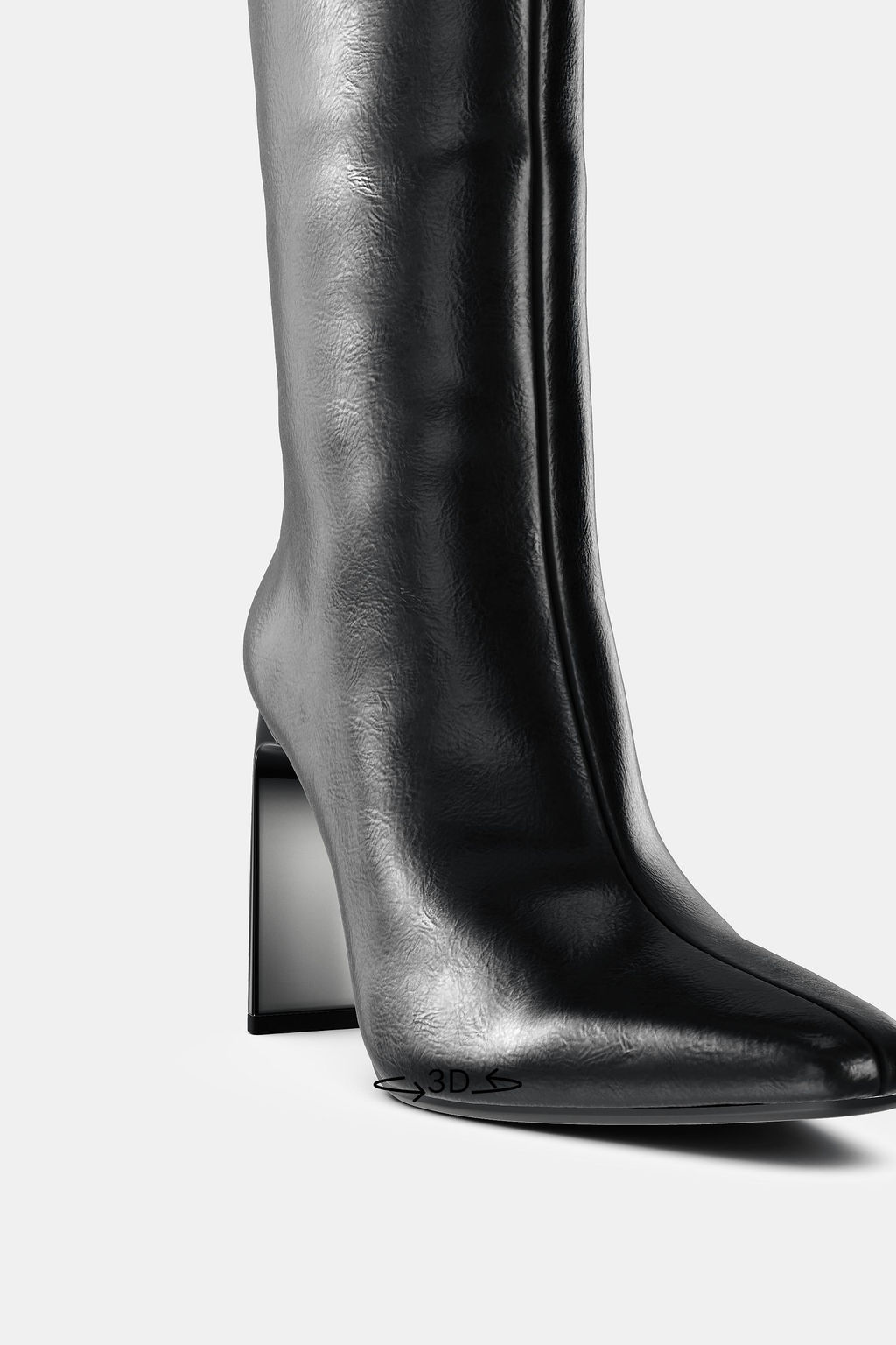 POINTED TOE HEELED BOOTS