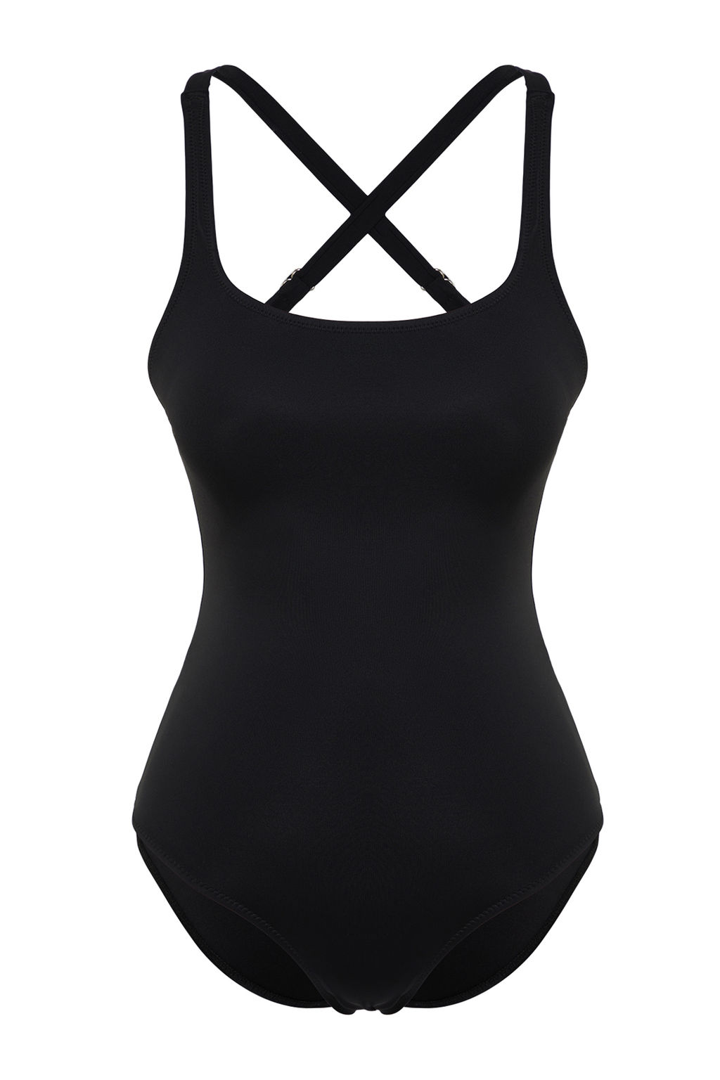 TRENDYOLMILLA Siyah S?rt Dekolteli Regular Mayo TBESS22MA0030 фото 7