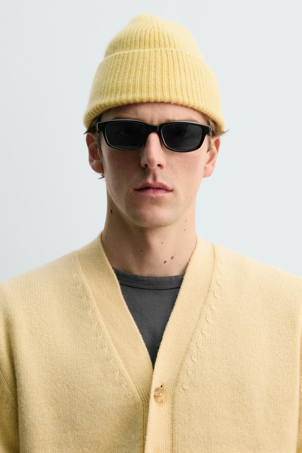 AARON LEVINE X ZARA 100% CASHMERE BEANIE