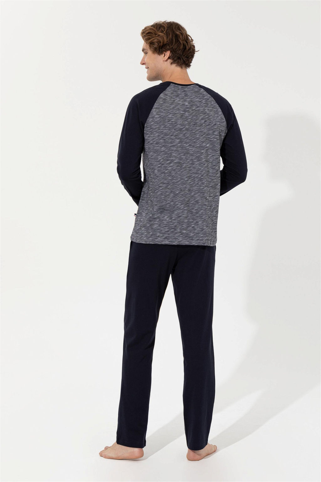 Erkek Lacivert Pijama Tak_m_ Sepette S_rpriz _ndirim - U.s. polo assn фото 3