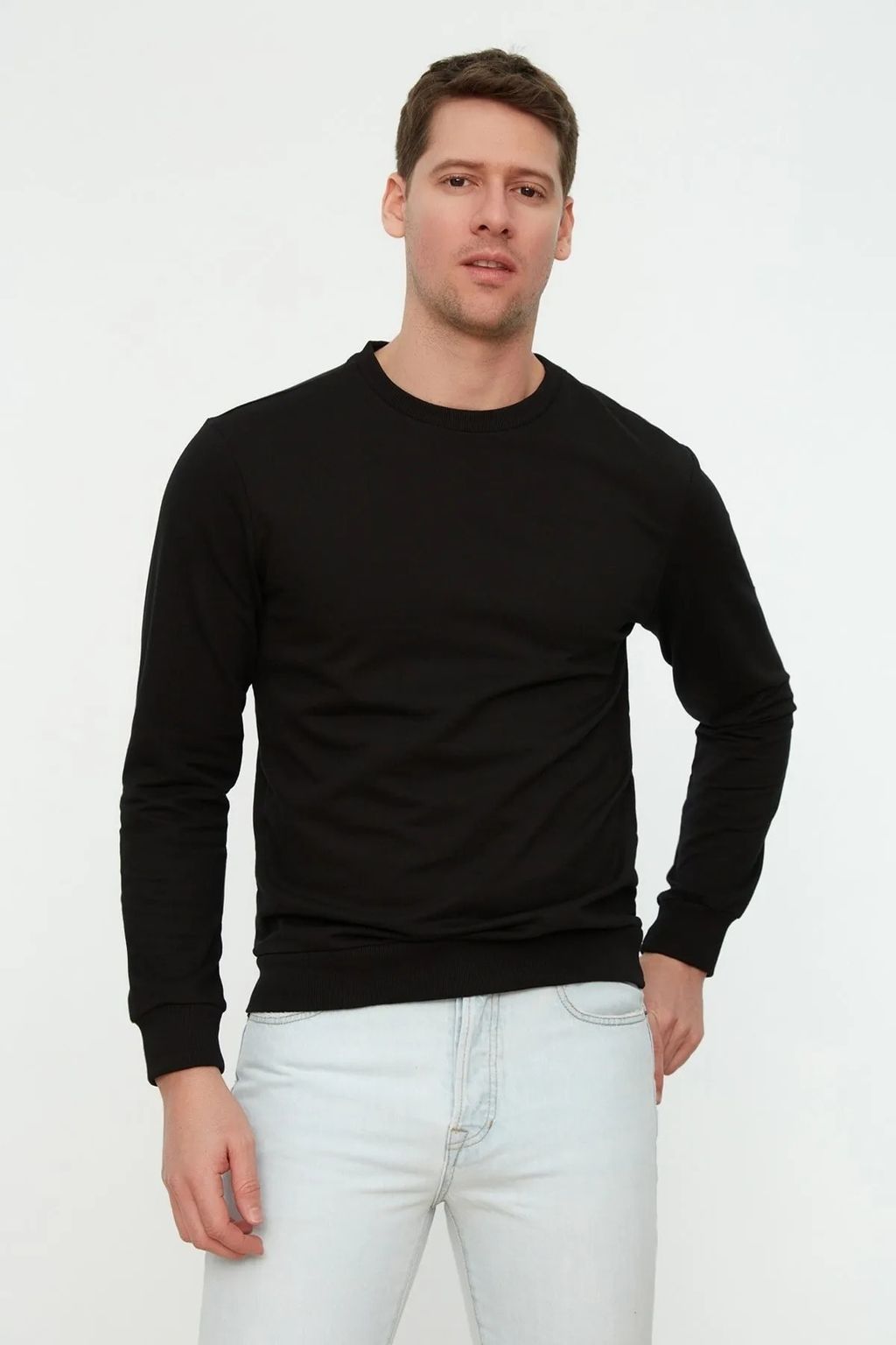 TRENDYOL MAN Haki Regular/Normal Kesim Uzun Kollu Sweatshirt TMNAW20SW0164 - Trendyolmilla фото 64