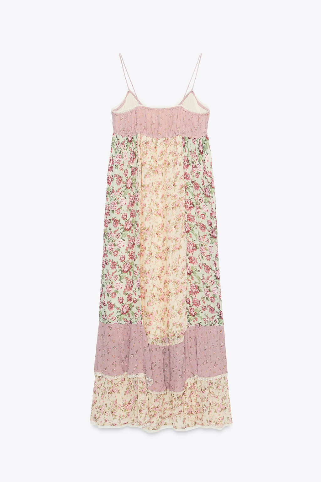 FLORAL PATCHWORK DRESS - Zara фото 11