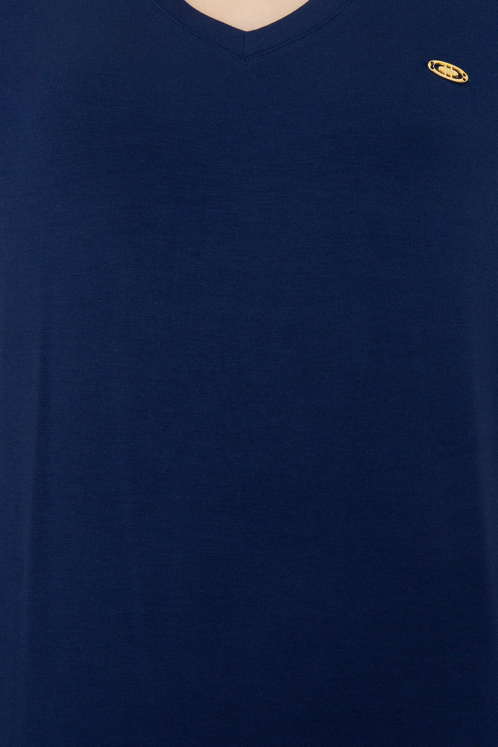 Женская темно-синяя футболка с V-образным вырезом Basic - U.s. polo assn фото 18