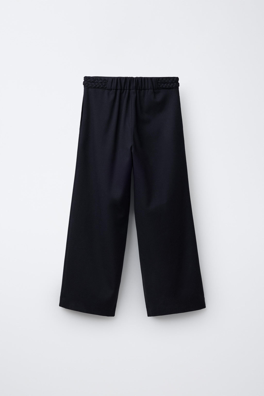 WIDE-LEG TROUSERS WITH BRAIDED DETAIL - Zara фото 2