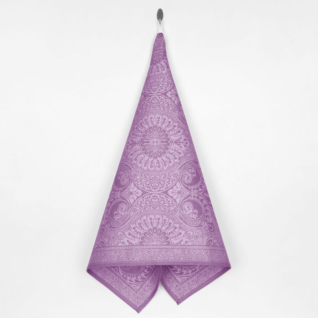 07с-39ЯК 50*70 Полотенце "Виктория" цв. фиолетовый