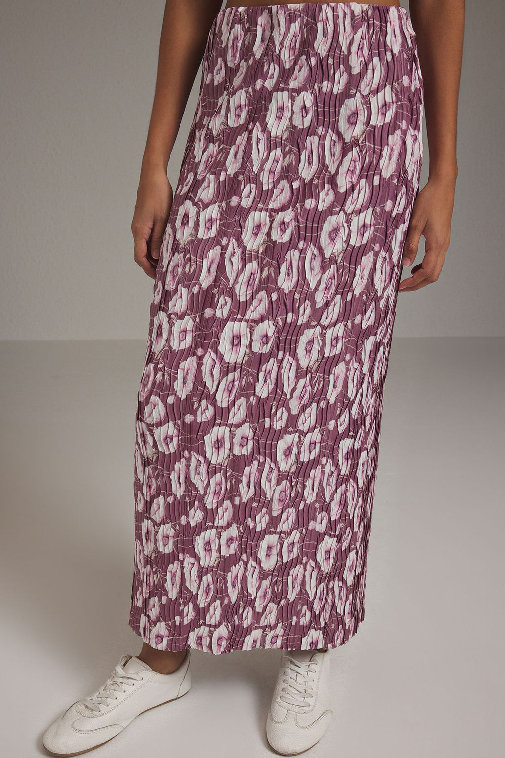 TRENDYOLMILLA Gul Kurusu Cicek Bask?l? Normal Lastikli Bel Pilise Maxi Orme Etek TWOSS24ET00055 фото 13