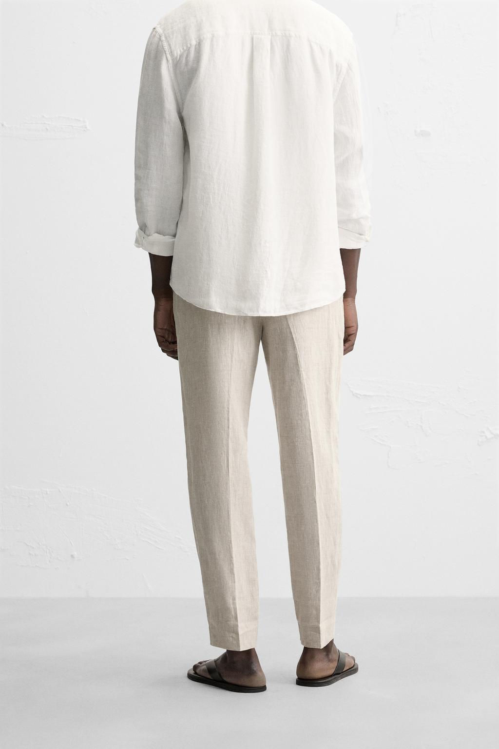 LINEN TROUSERS - Zara фото 58