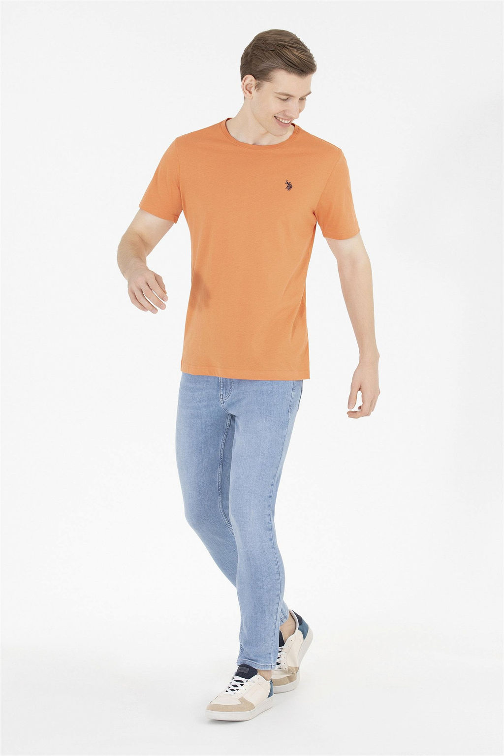 U. S. Polo Assn Мужская футболка Brick Basic с круглым вырезом - U.s. polo assn фото 10