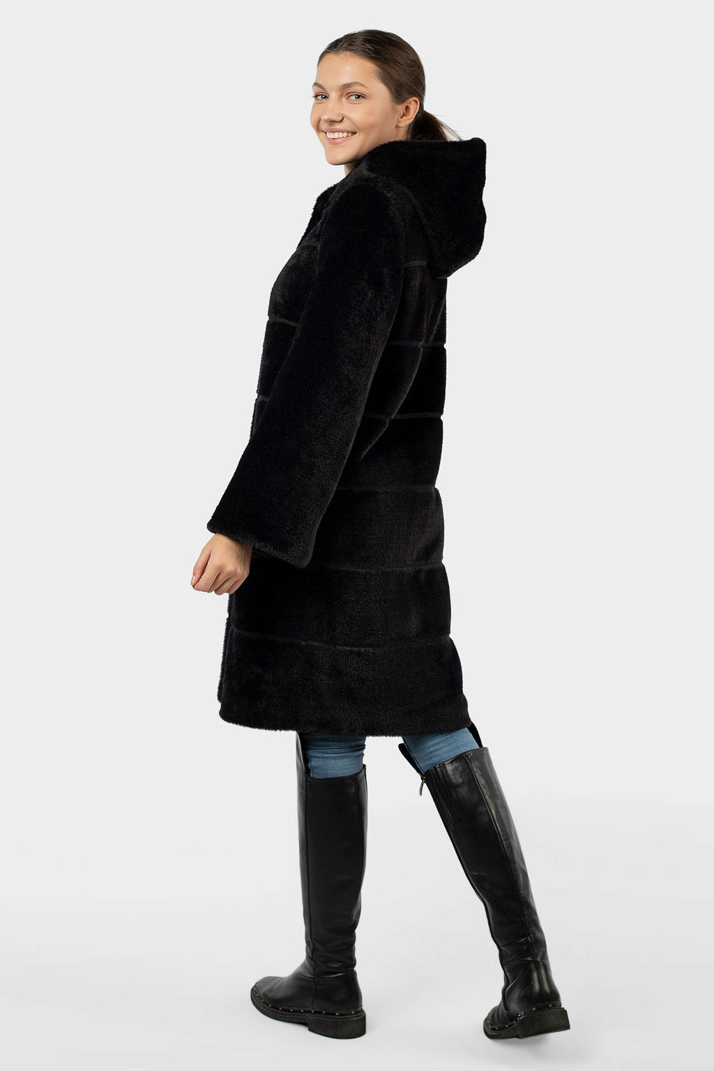 02-3176 Пальто женское утепленное - El podio фото 17