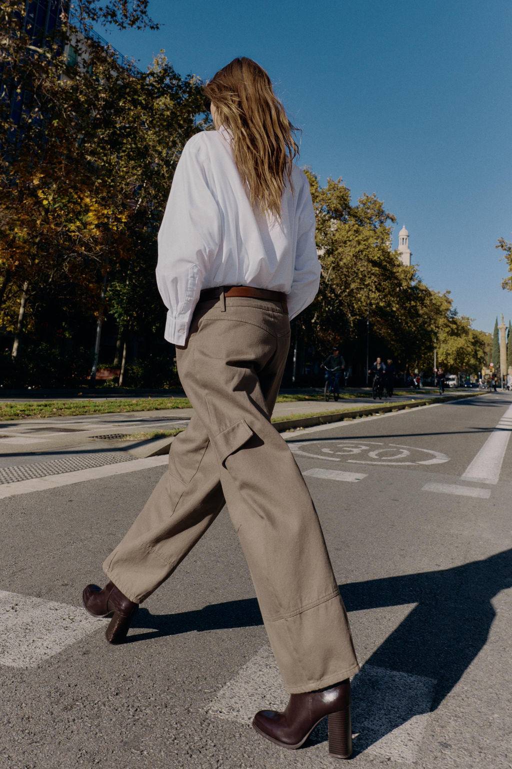 CARGO BALLOON TROUSERS - Zara фото 5