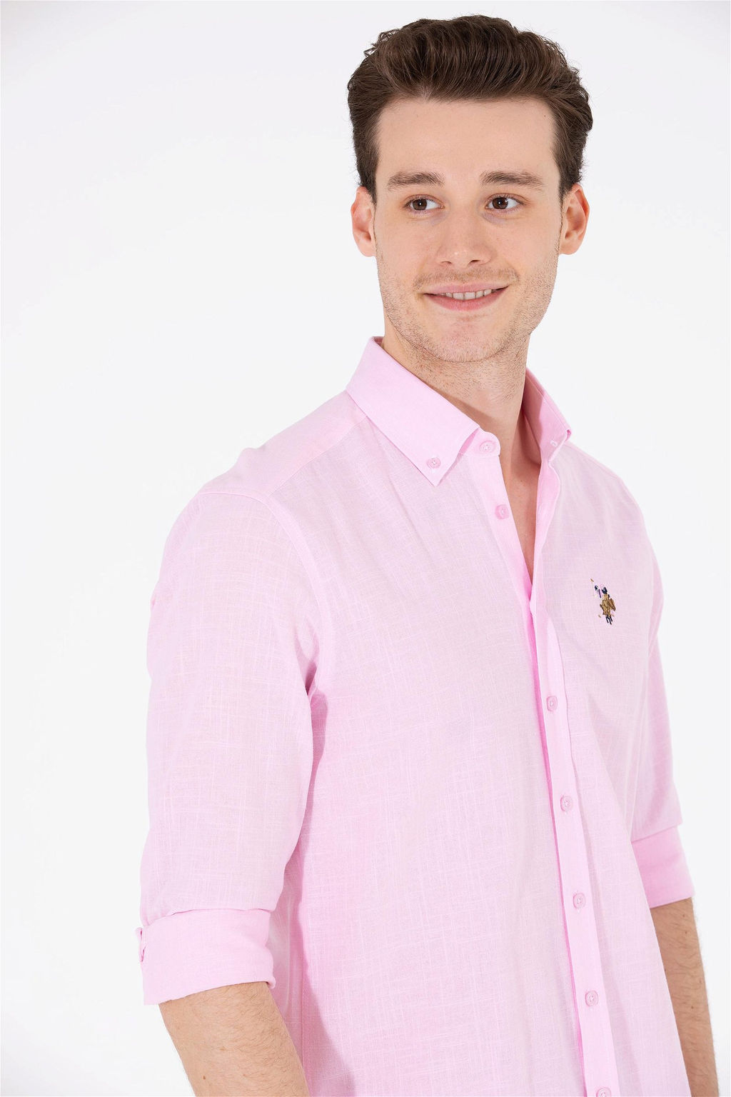 Мужская базовая рубашка с длинным рукавом Magnolia Неожиданная скидка в корзине - U.s. polo assn фото 3
