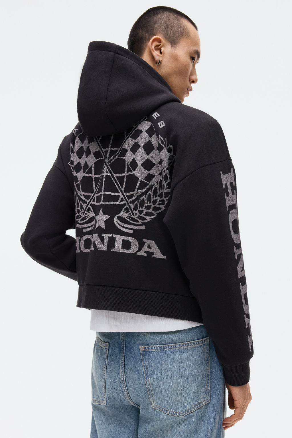 Chaqueta sudadera con estampado Oversized Fit - H&m фото 2
