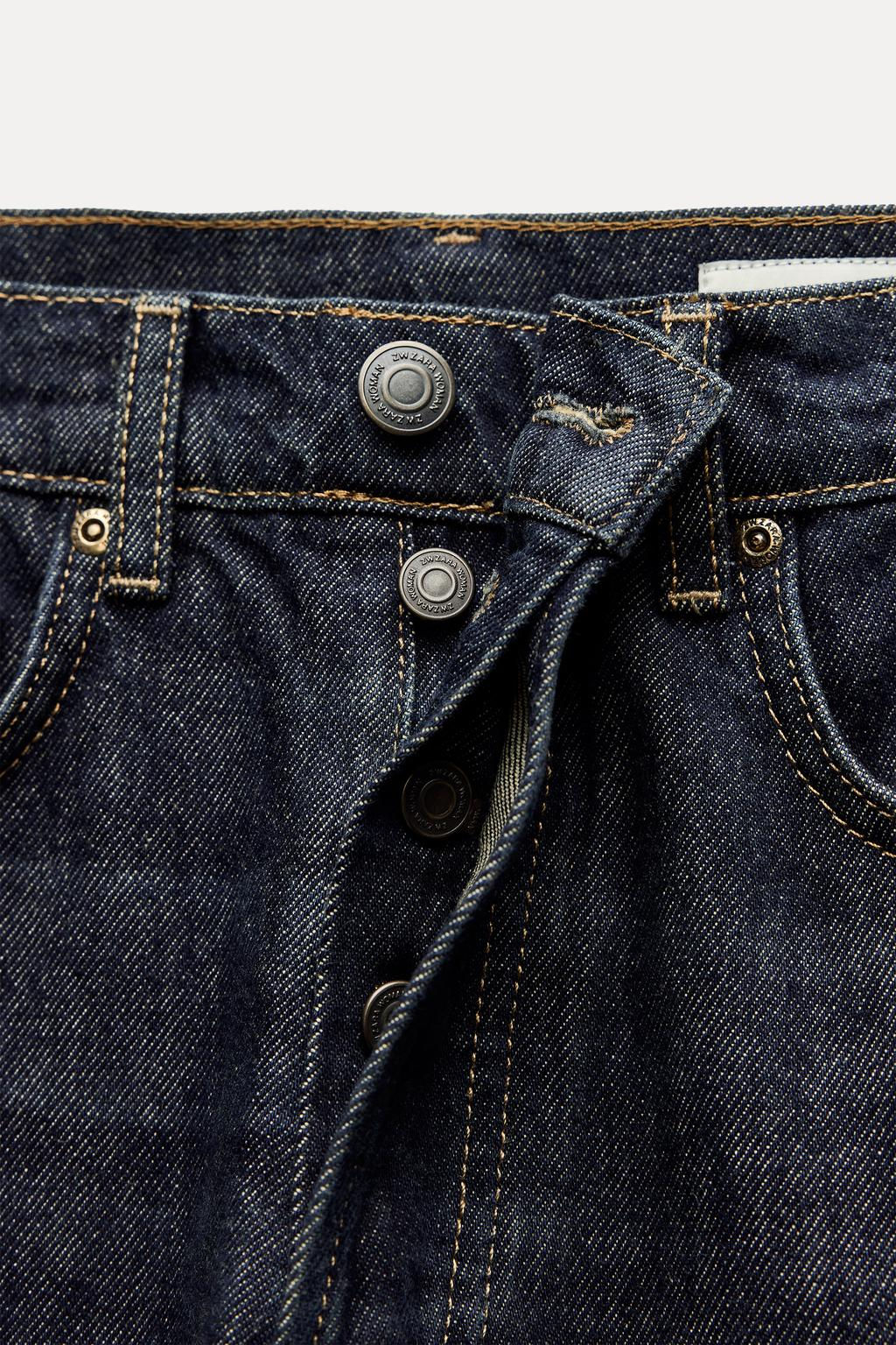 ZW COLLECTION RELAXED FIT MID-RISE JEANS - Zara фото 9