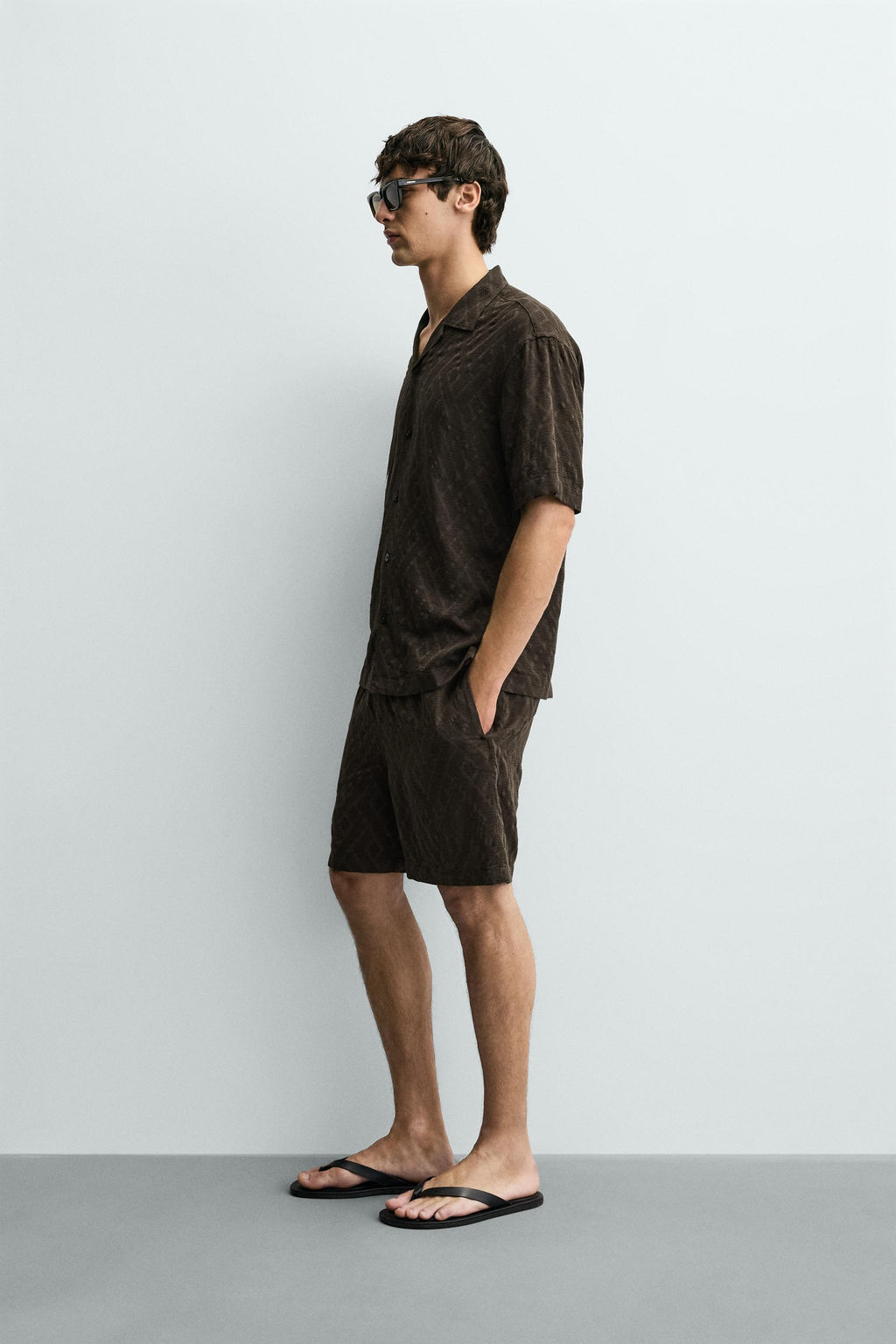 GEOMETRIC JACQUARD SHIRT - Zara фото 11